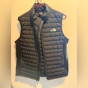 The North Face Charcoal Quilted Vest